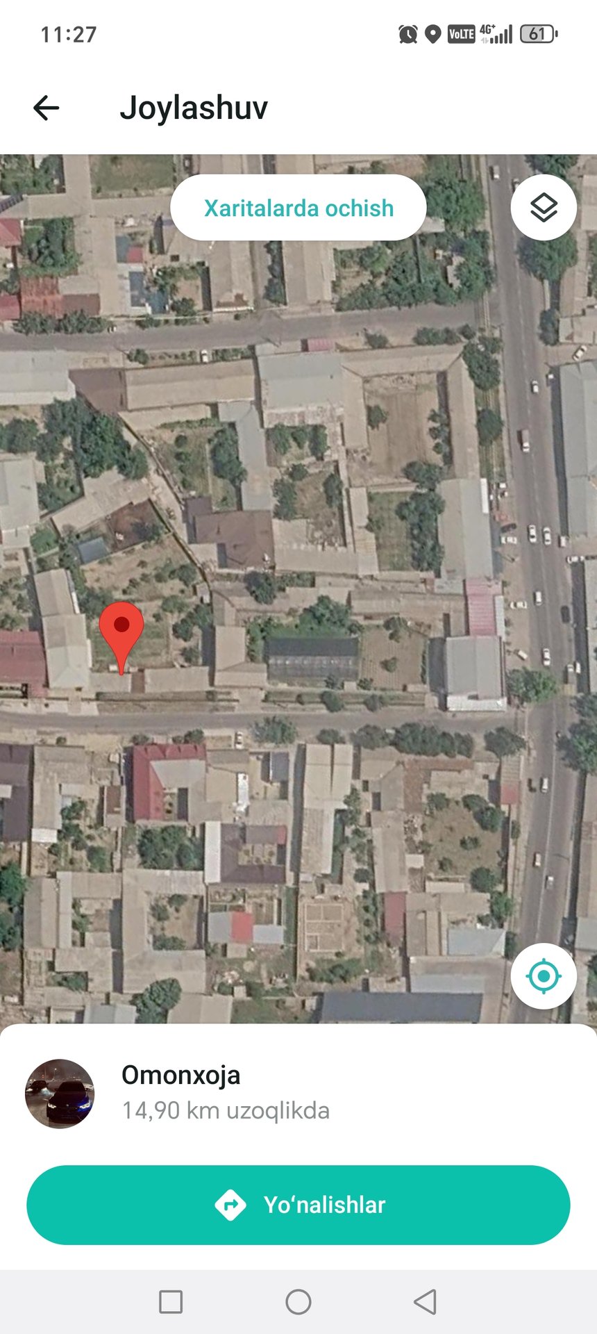 Uy qurish uchun yer Raysentir Qaxramon maxalla — Rasm 1